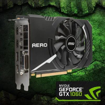 MSI GeForce GTX 1060 AERO ITX 3G OC GDDR5 DX12 - incehesap.com