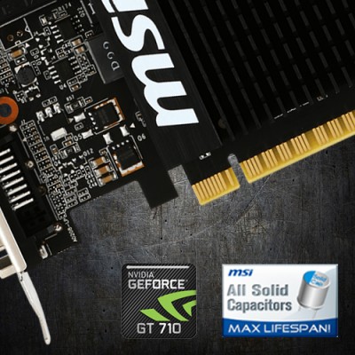 MSI GeForce GT 710 2GD3H LP Ekran Kartı