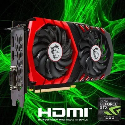 MSI GeForce GTX 1050 GAMING X 2G Gaming Ekran Kartı