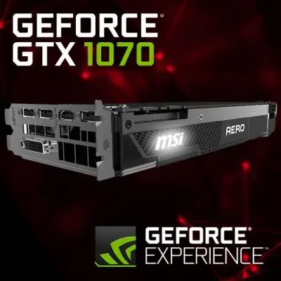 MSI GeForce GTX 1070 AERO 8G OC Ekran Kartı