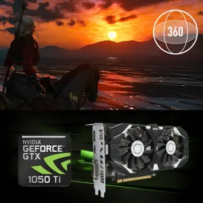 MSI GeForce GTX 1050 Ti 4GT OC Gaming Ekran Kartı
