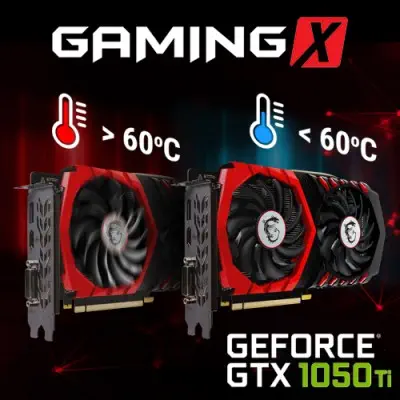 MSI GeForce GTX 1050 TI GAMING X 4G Gaming Ekran Kartı