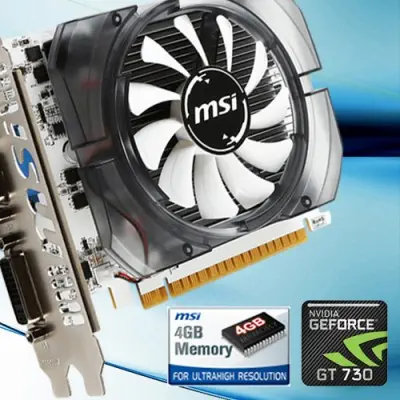 MSI GeForce GT 730 N730-4GD3V2 Gaming Ekran Kartı