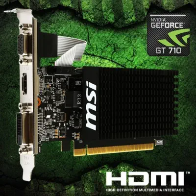 MSI GT 710 1GD3H LP Gaming Ekran Kartı