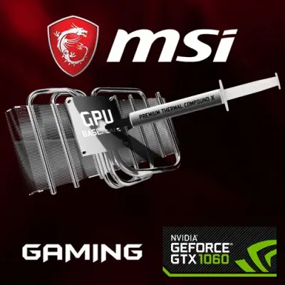 Msi GeForce Gtx 1060 Gaming 6G Gaming Ekran Kartı