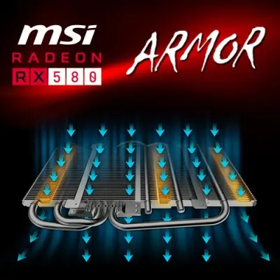 MSI Radeon RX 580 ARMOR 8G Ekran Kartı