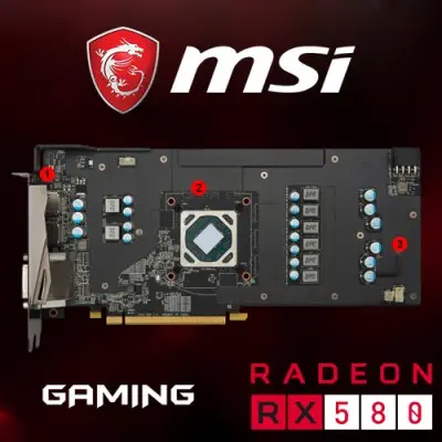 MSI Radeon RX 580 GAMING 8G Gaming Ekran Kartı