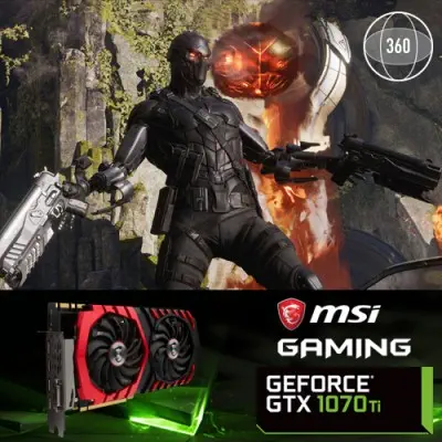 MSI GeForce GTX 1070 Ti GAMING 8G Gaming Ekran Kartı