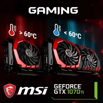 MSI GeForce GTX 1070 Ti GAMING 8G Gaming Ekran Kartı