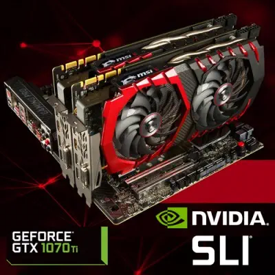 MSI GeForce GTX 1070 Ti GAMING 8G Gaming Ekran Kartı