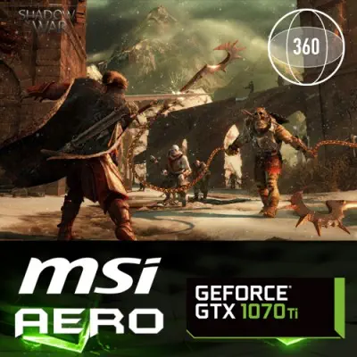 MSI GeForce GTX 1070 Ti AERO 8G Ekran Kartı