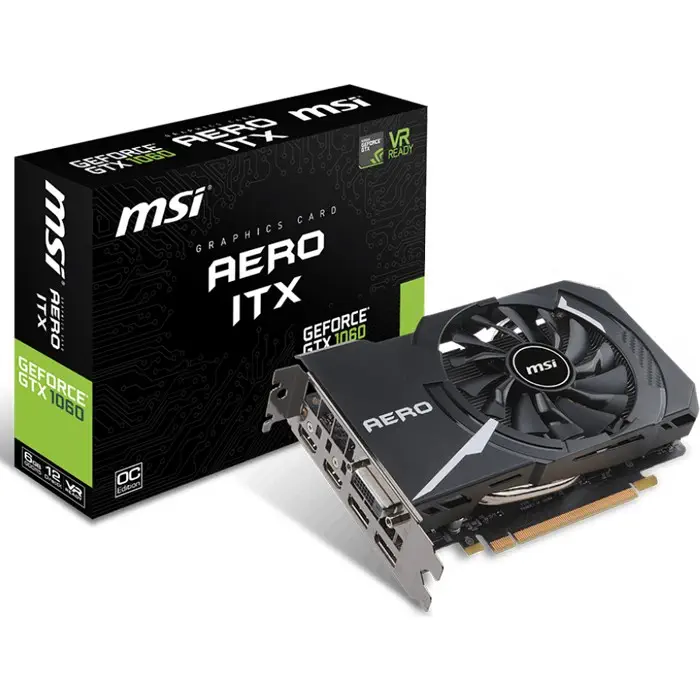 Msi GeForce GTX 1060 Aero ITX 6G OC Ekran Kartı