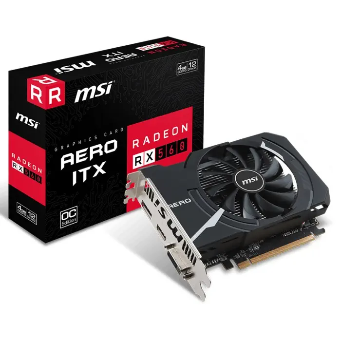 MSI Radeon RX 560 AERO ITX 4G OC Gaming Ekran Kartı