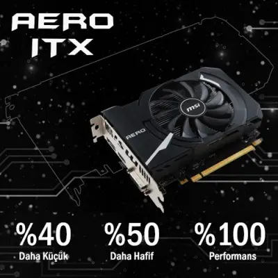 MSI Radeon RX 560 AERO ITX 4G OC Gaming Ekran Kartı