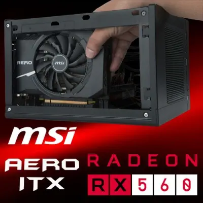 MSI Radeon RX 560 AERO ITX 4G OC Gaming Ekran Kartı
