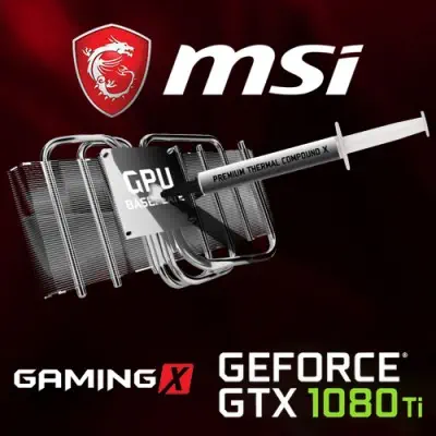 MSI GeForce GTX 1080 Ti GAMING X 11G Gaming Ekran Kartı