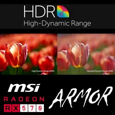 MSI Radeon RX 570 ARMOR 4G OC Ekran Kartı