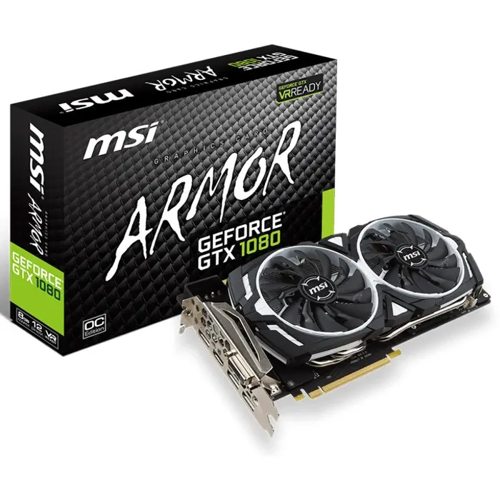 MSI GeForce GTX 1080 ARMOR 8G OC Ekran Kartı