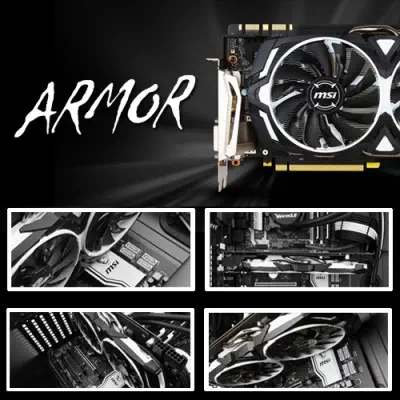 MSI GeForce GTX 1080 ARMOR 8G OC Ekran Kartı