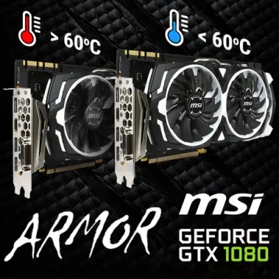 MSI GeForce GTX 1080 ARMOR 8G OC Ekran Kartı