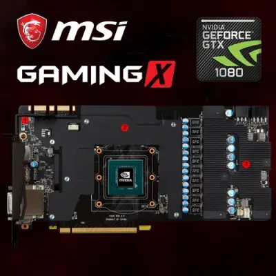 MSI GeForce GTX 1080 GAMING X 8G Gaming Ekran Kartı