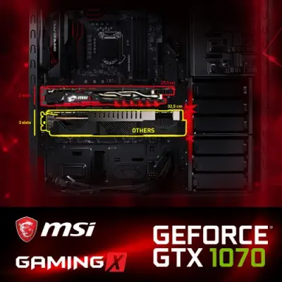 MSI GeForce GTX 1070 GAMING X 8G Gaming Ekran Kartı