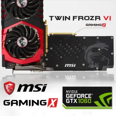 MSI GeForce GTX 1060 GAMING X 6G Gaming Ekran Kartı