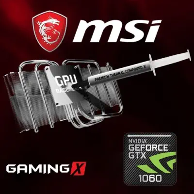 MSI GeForce GTX 1060 GAMING X 6G Gaming Ekran Kartı