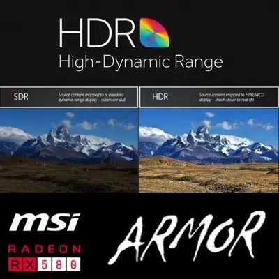 MSI Radeon RX 580 ARMOR 4G OC Ekran Kartı 