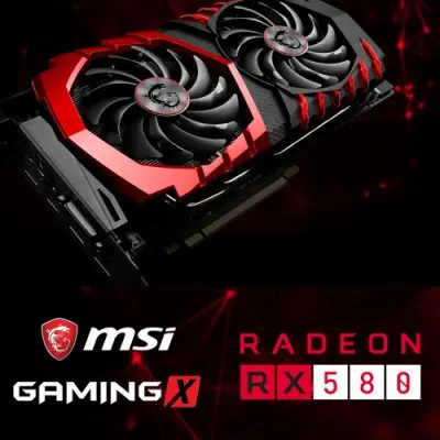 MSI Radeon RX 580 GAMING X 4G Gaming Ekran Kartı