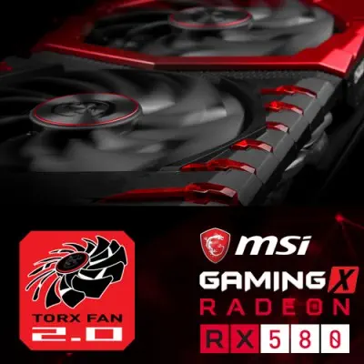 MSI Radeon RX 580 GAMING X 4G Gaming Ekran Kartı