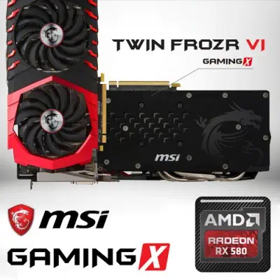 MSI Radeon RX 580 GAMING X 4G Gaming Ekran Kartı