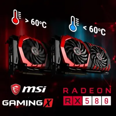 MSI Radeon RX 580 GAMING X 4G Gaming Ekran Kartı