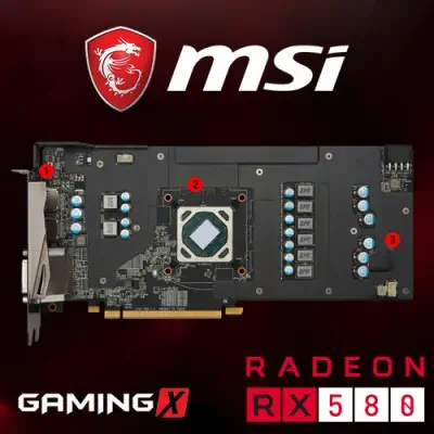 MSI Radeon RX 580 GAMING X 4G Gaming Ekran Kartı