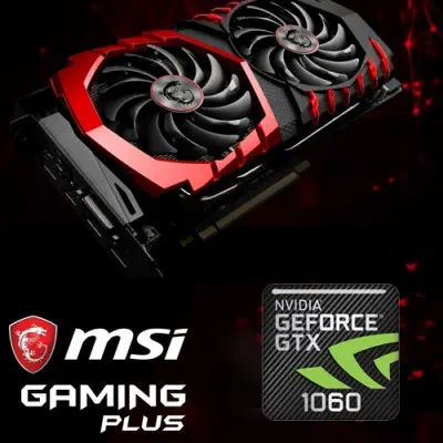 MSI GeForce GTX 1060 GAMING PLUS 6G Gaming Ekran Kartı