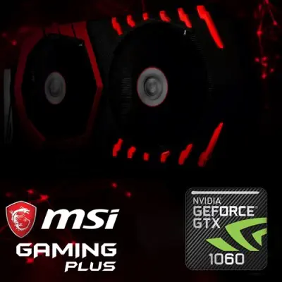 MSI GeForce GTX 1060 GAMING PLUS 6G Gaming Ekran Kartı