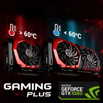 MSI GeForce GTX 1060 GAMING PLUS 6G Gaming Ekran Kartı