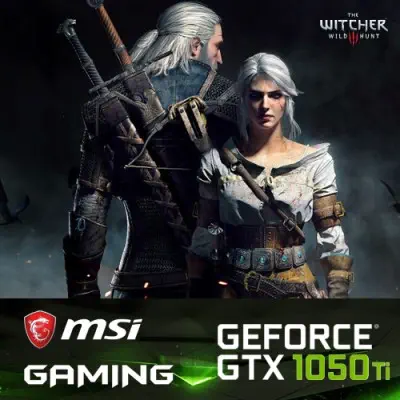 MSI GeForce GTX 1050 Ti GAMING 4G Gaming Ekran Kartı