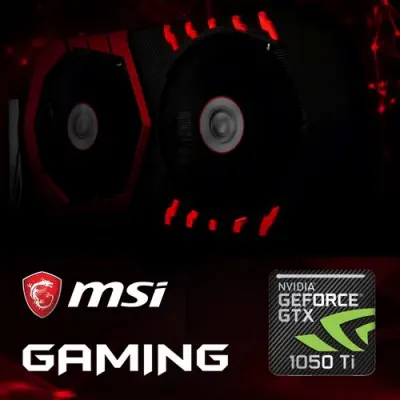 MSI GeForce GTX 1050 Ti GAMING 4G Gaming Ekran Kartı