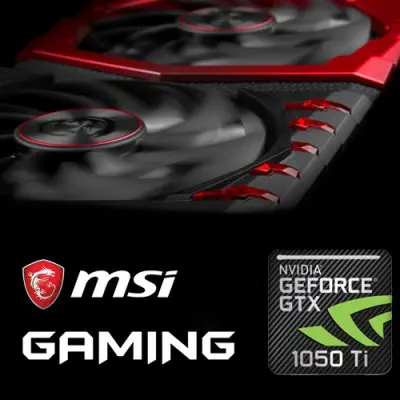 MSI GeForce GTX 1050 Ti GAMING 4G Gaming Ekran Kartı