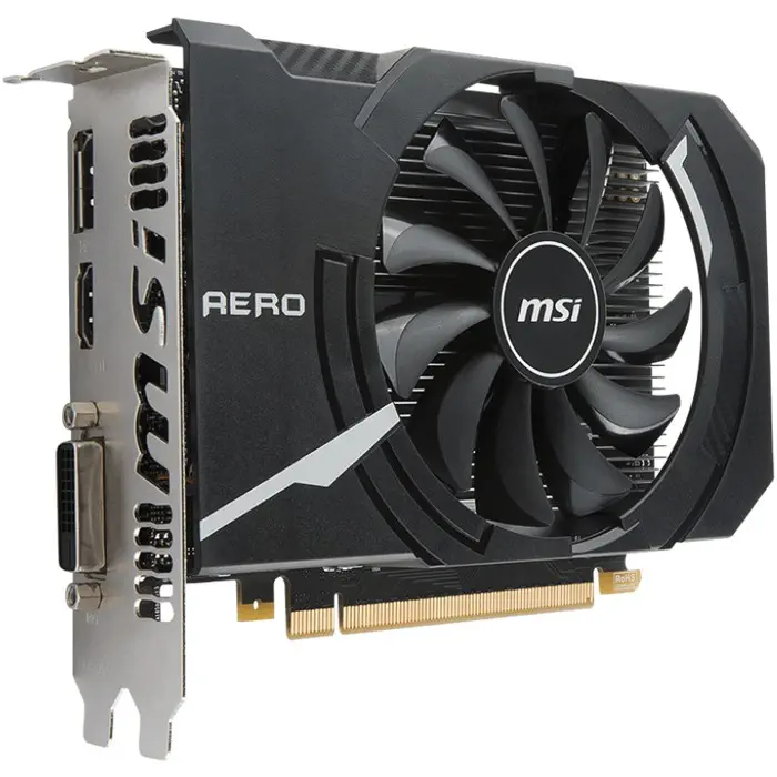 MSI GeForce GTX 1050 Aero ITX 2G OC Ekran Kartı