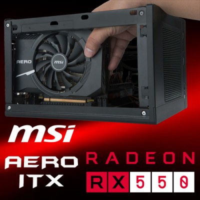 MSI Radeon RX 550 AERO ITX 2G OC Gaming Ekran Kartı