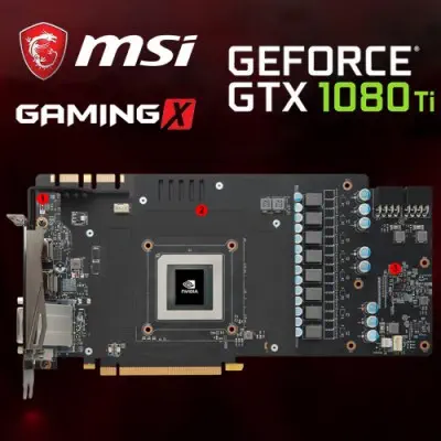 MSI GeForce GTX 1080 Ti GAMING X 11G Gaming Ekran Kartı