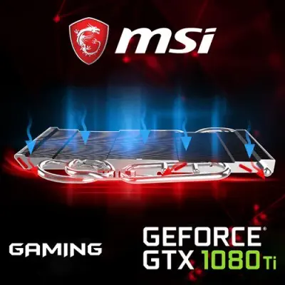 MSI GeForce GTX 1080 Ti GAMING 11G Gaming Ekran Kartı