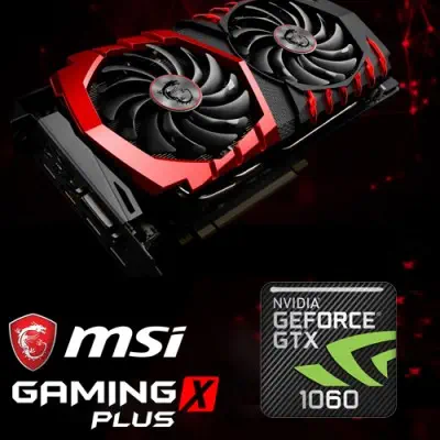 MSI GeForce GTX 1060 GAMING X PLUS 6G Gaming Ekran Kartı