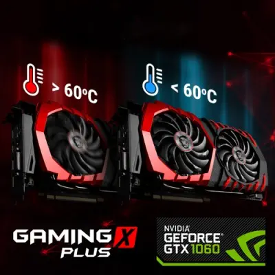 MSI GeForce GTX 1060 GAMING X PLUS 6G Gaming Ekran Kartı