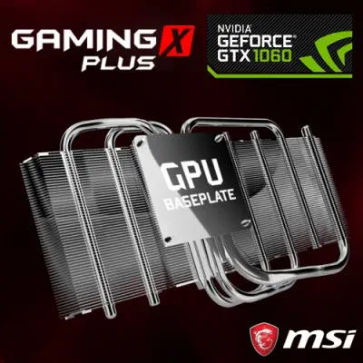 MSI GeForce GTX 1060 GAMING X PLUS 6G Gaming Ekran Kartı