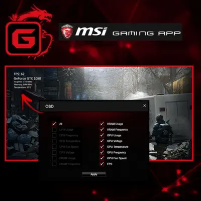 MSI GeForce GTX 1060 GAMING X PLUS 6G Gaming Ekran Kartı
