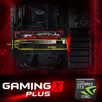 MSI GeForce GTX 1080 GAMING X PLUS 8G Gaming Ekran Kartı