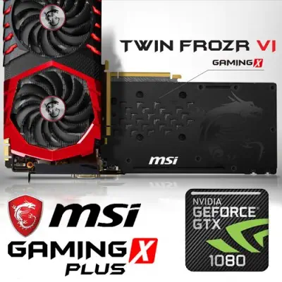 MSI GeForce GTX 1080 GAMING X PLUS 8G Gaming Ekran Kartı